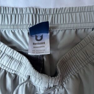 Hollister Light Gray Elastic Waist Shorts